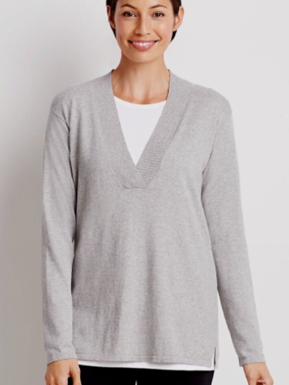 Pure Jill Cotton Cashmere Sweater